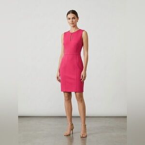 Tory Birch Sleeveless Pink Sheath Dress | Size XS